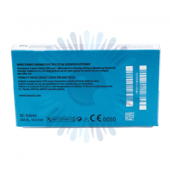 Μηνιαίοι σφαιρικοί φακοί επαφής BAUSCH + LOMB SofLens COMFORT 6