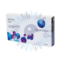 Μηνιαίοι αστιγματικοί φακοί επαφής CooperVision Biofinity toric