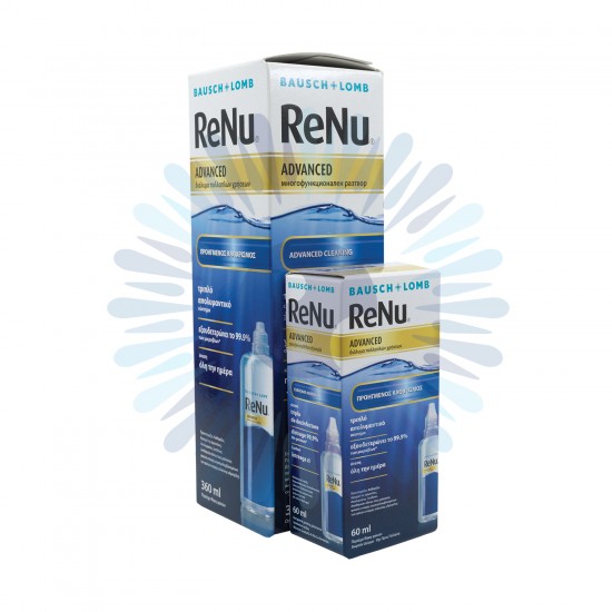 Διάλυμα Πολλαπλών Χρήσεων BAUSCH + LOMB ReNu ADVANCED Διάλυμα Πολλαπλών Χρήσεων BAUSCH + LOMB ReNu ADVANCED